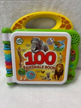 LeapFrog 100 Animals Book. Teaches kids in English and Spanish.